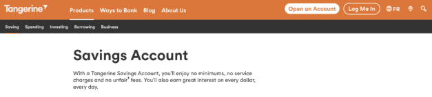 Savings Account Ontario