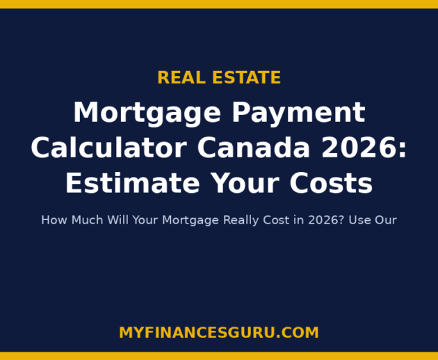 Mortgage Payment Calculator Canada 2026: Estimate Your Costs