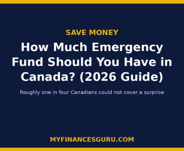 How Much Emergency Fund Should You Have in Canada? (2026 Guide)