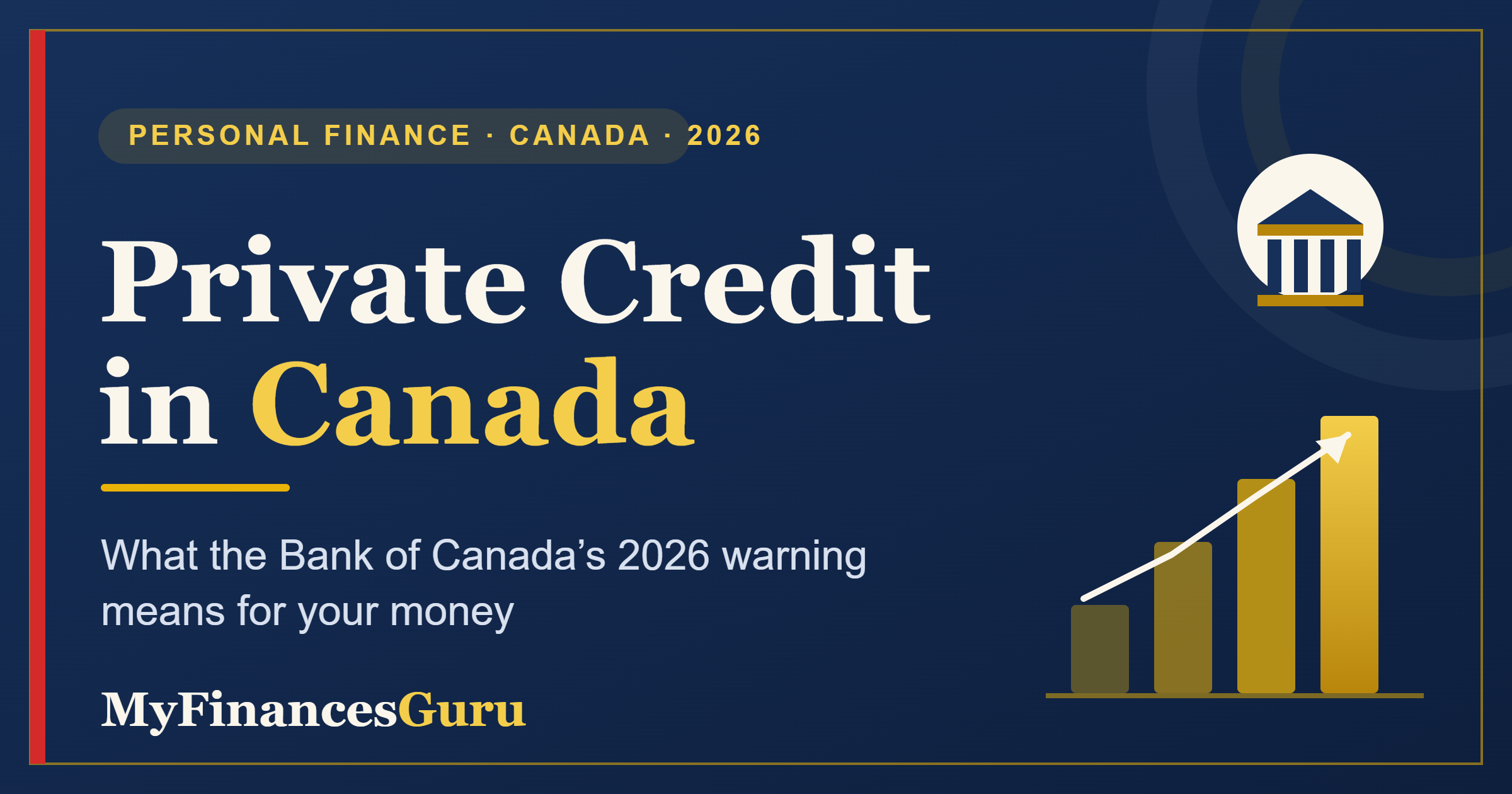 Private credit in Canada 2026 explained by the Bank of Canada