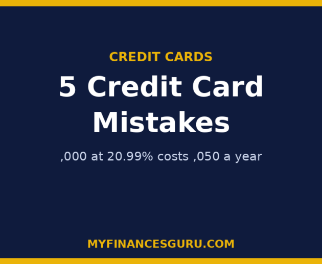 5 Credit Card Mistakes That Quietly Cost Canadians Hundreds a Year