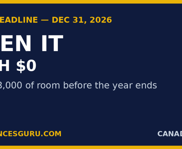 Open an FHSA Before December 31, 2026 — Even With $0: The $8,000 Room Rule Most First-Time Buyers Miss