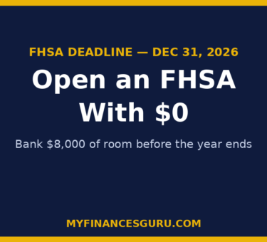 Open an FHSA Before December 31, 2026 — Even With $0: The $8,000 Room Rule Most First-Time Buyers Miss