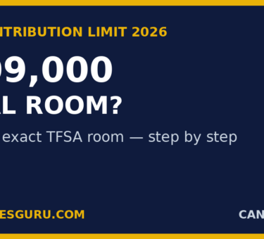 TFSA Contribution Limit 2026: How to Find Your Exact Room (Step by Step)
